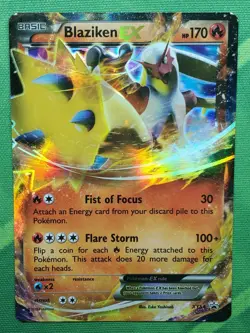 Blaziken Pokemon Card Lot of 3: ex XY54 Promo, 14/111 Holo Rare & 101/98 AR (JP) - Image 4