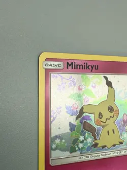 Mimikyu Promo SM163 Team Up Blister Pokemon Card Sun & Moon Holo Nice! - Image 3