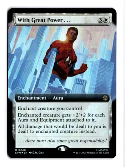 With Great Power... (Extended Art) R Marvel's Spider-Man 248 NM Foil - Image 1