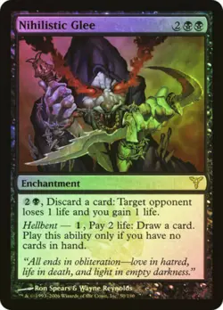 1X Foil Nihilistic Glee Dissension NM/M - Image 1