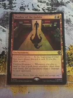 Shadow of the Goblin - Foil Marvel's Spider-Man MTG - Image 2