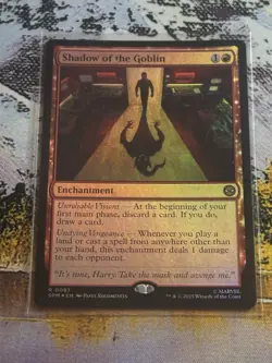 Shadow of the Goblin - Foil Marvel's Spider-Man MTG - Image 3