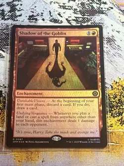 Shadow of the Goblin - Foil Marvel's Spider-Man MTG - Image 4