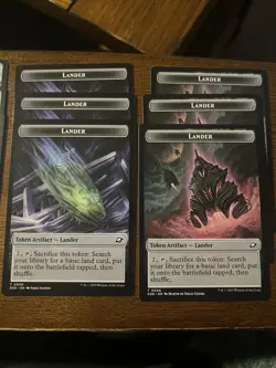 15 MTG Lander Robot Tokens - Image 2