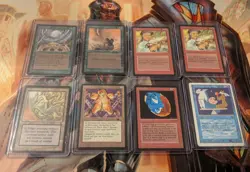 Vintage Magic The Gathering Lot Antiques, Arabian Nights, The Dark, Revised - Image 1