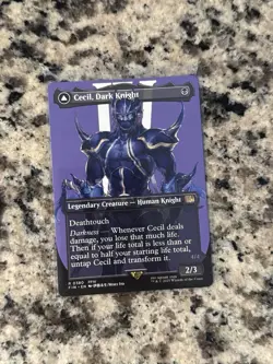 MTG / Cecil, Dark Knight - Borderless / NM & Never Played - Image 1