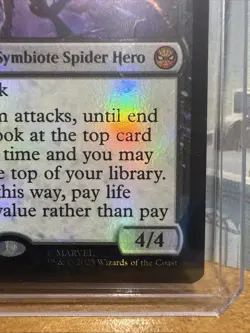 Gwenom Remorseless Foil (0003) Marvel’s Spider-Man MTG - Legendary Creature - Image 3