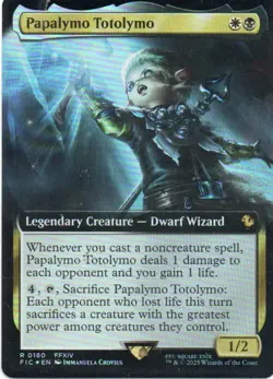 MTG: Final Fantasy Commander: Foil Extended Art Papalymo Totolymo: LP Condition - Image 1
