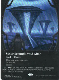 MTG: Edge of Eternities: Foil Borderless Susur Secundi, Void Altar: LP Condition - Image 1