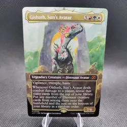 Gishath, Sun's Avatar (Borderless) The Lost Caverns of Ixalan Regular - Image 1