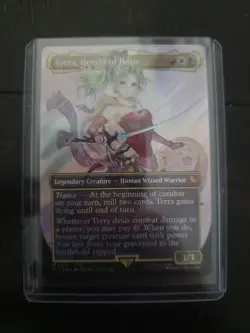 Terra, Herald of Hope (Surge Foil) Slight Bend In Top R corner Pack Fresh - Image 1
