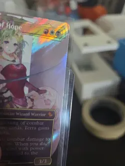 Terra, Herald of Hope (Surge Foil) Slight Bend In Top R corner Pack Fresh - Image 2