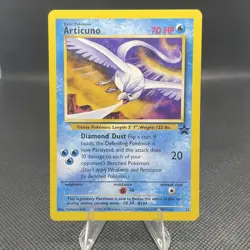 NM+/M Aoki Error Articuno 22/53 WotC Birds Trio Pokemon 2000 Movie Promo Vintage - Image 3