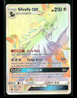 Silvally GX (Secret) 119/111 Pokemon SM - Crimson Invasion Secret Rare NM - Image 1
