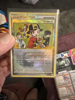 Pokemon HGSS Set - Copycat Crosshatch Holo League Promo # 90/123 NM - Image 1