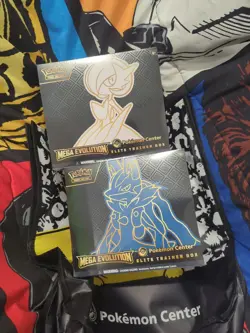 Pokemon Center Mega Evolution Gardevoir & Lucario ETB Elite Trainer Box Set of 2 - Image 1