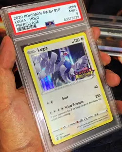 PSA 9 Lugia SWSH069 Holo PreRelease Promo! Pokemon Vivid Voltage! - Image 3