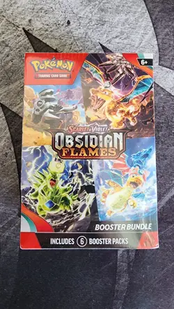 Pokemon TCG: Obsidian Flames Booster Bundle - 6 packs - Factory Sealed Box - Image 1