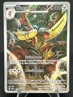 Kingambit 130 Pokemon TCG Scarlet & Violet Promo Shrouded Fable SIR - Image 1