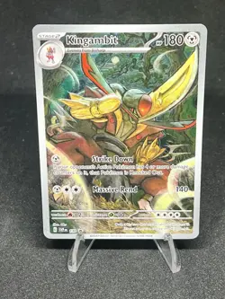 Kingambit 130 Pokemon TCG Scarlet & Violet Promo Shrouded Fable SIR - Image 3