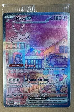 Pokemon Mew EX 053 Scarlet & Violet 151 Black Star Promo, Sealed NM - Image 1