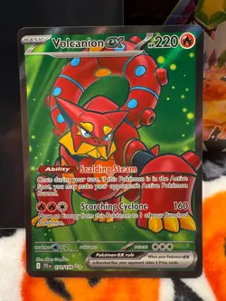 Volcanion EX 171/159 Full Art Ultra Rare Pokemon TCG S&V Journey Together NM - Image 2