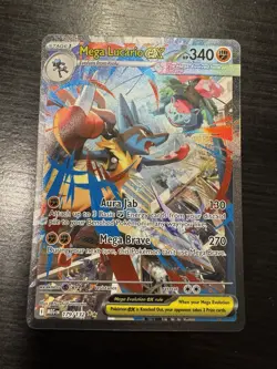 Pokemon Mega Evolutions Mega Lucario Ex SIR 179/132 NM/M Pack Fresh - Image 1