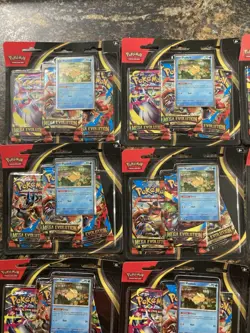 Pokemon Mega Evolution 3 Pack Blister [Psyduck] X12 Sealed Booster Box Quantity - Image 2
