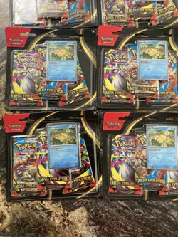 Pokemon Mega Evolution 3 Pack Blister [Psyduck] X12 Sealed Booster Box Quantity - Image 5