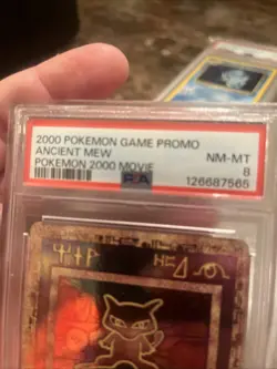 Ancient Mew Promo Pokemon Game The Movie 2000 PSA 8 NM-MT - Image 3