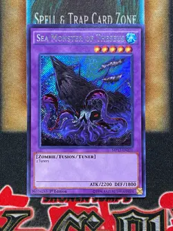 Yugioh Sea Monster Of Theseus MP17-EN231 Secret Rare 1st Ed LP - Image 1