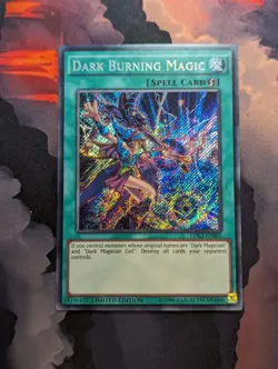 Yugioh Dark Burning Magic LDK2 ENS05 Secret Rare - VLP - Image 1