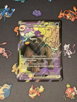 Pokemon Cards Arven’s Mabosstiff ex 218/182 Secret Rare Destined Rivals - (NM) - Image 1