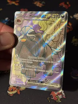 Pokemon Cards Arven’s Mabosstiff ex 218/182 Secret Rare Destined Rivals - (NM) - Image 2