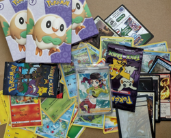 25+ Pokemon Cards -Base, 6 Holo, Trick or Trade Packs, 2021 Happy Meal Boxes - Image 1