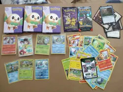 25+ Pokemon Cards -Base, 6 Holo, Trick or Trade Packs, 2021 Happy Meal Boxes - Image 2