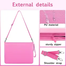 Card Binder 9 Pocket, 2024-2025 Trading Card Binder with Strap and Wristband,... - Image 2