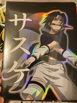 Naruto CCG Sasuke Uchiha Trading Cards binder lot TCG - Image 2