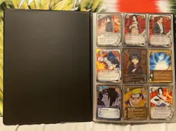 Naruto CCG Sasuke Uchiha Trading Cards binder lot TCG - Image 4