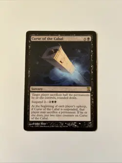 Curse of the Cabal Time Spiral (LP) MTG Playing Card - Image 1
