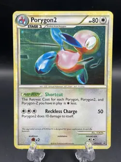 Porygon2 HGSS23 Holo Black Star Promo Pokemon Card LP+ - Image 1