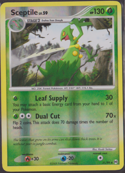 Sceptile 31/99 Reverse Holo Rare Arceus Pokemon Card - Image 1