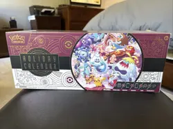 Pokemon TCG 2025 Holiday Calendar - 8 Promo Cards, 6 Boosters, 7 Fun Packs - Image 1