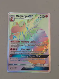 Magcargo GX - 218/214 - Hyper Rare Lost Thunder - Pokemon Card - NM - Image 1