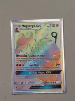 Magcargo GX - 218/214 - Hyper Rare Lost Thunder - Pokemon Card - NM - Image 3
