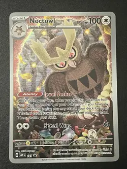 NM Noctowl SVP 141 - Scarlet & Violet ETB Promo - Pokemon Card - Image 1