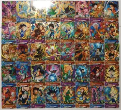 Lot of 40 Japanese Dragon Ball Super Dragonball Heroes TCG Rare Card Set - Image 1
