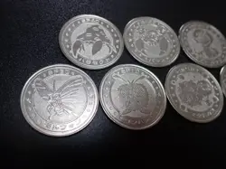 Pokemon Card Meiji Promo Battle Coin x7 Arbok Parasect etc #5513 - Image 4