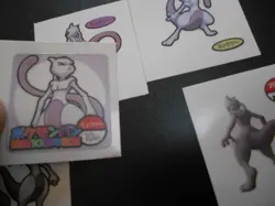 Pokemon Card Daiichi Bread Promo Sticker Mewtwo x5 SET #4254 - Image 5