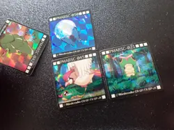Pokemon GB Pocket Mini Card Prism Holo x4 Butterfree Evolutions etc #5336 - Image 5